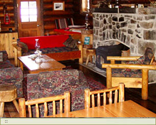 Skoki  Lodge under winter twilight